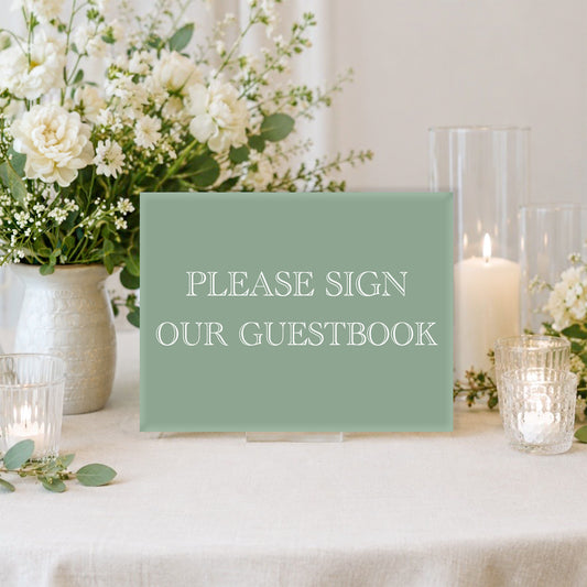 Wedding Guestbook Sign 2 | Caroline Collection