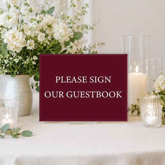 Wedding Guestbook Sign 2 | Grace Collection
