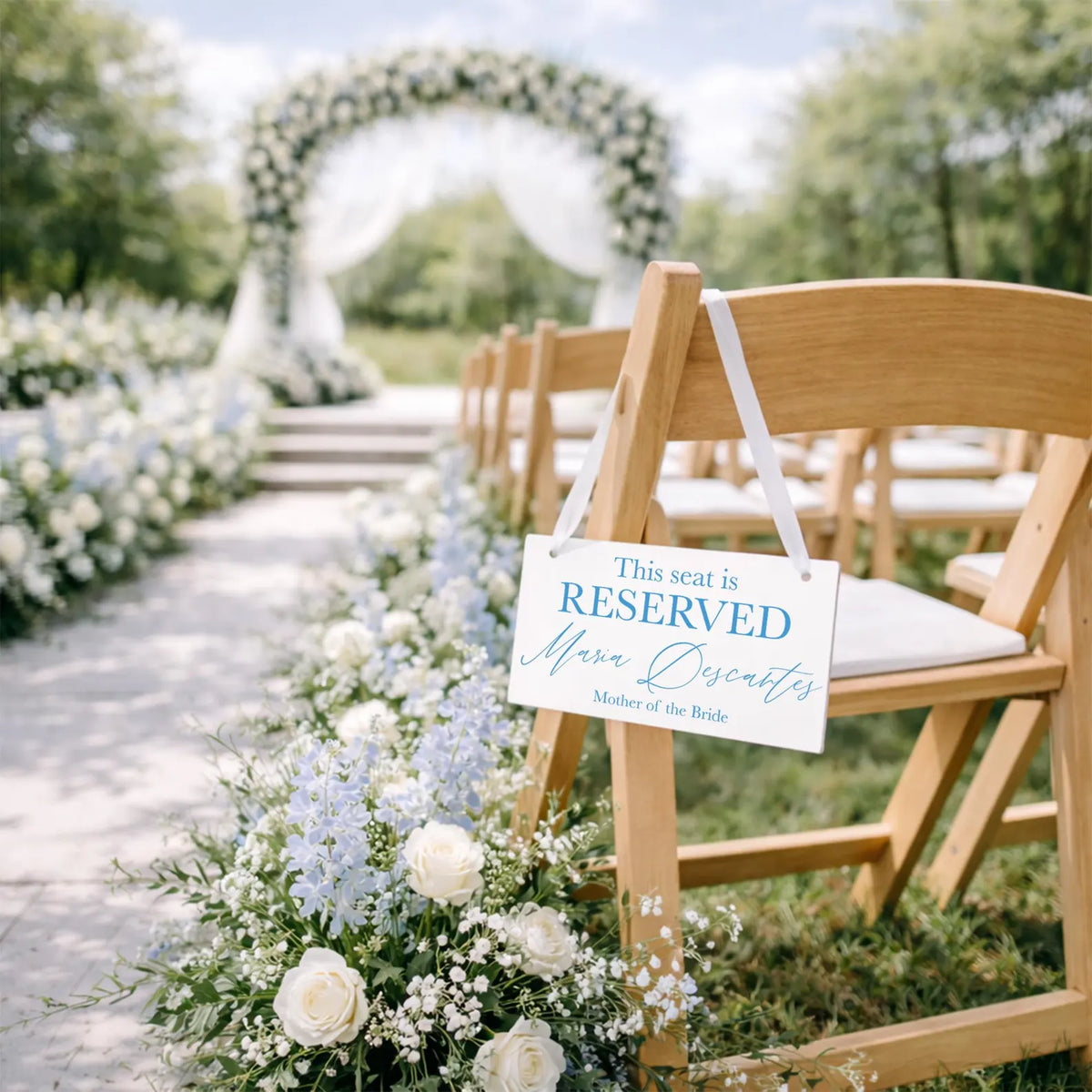 Reserved Seat Wedding Sign
