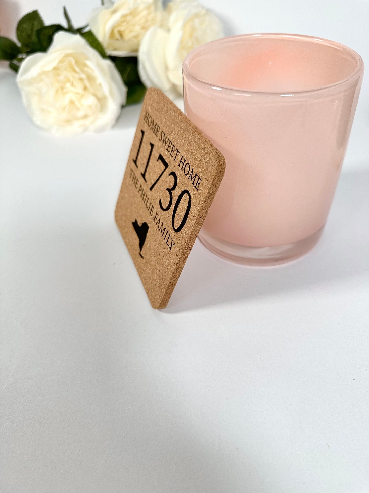 Custom Zip Code Coaster - Cork