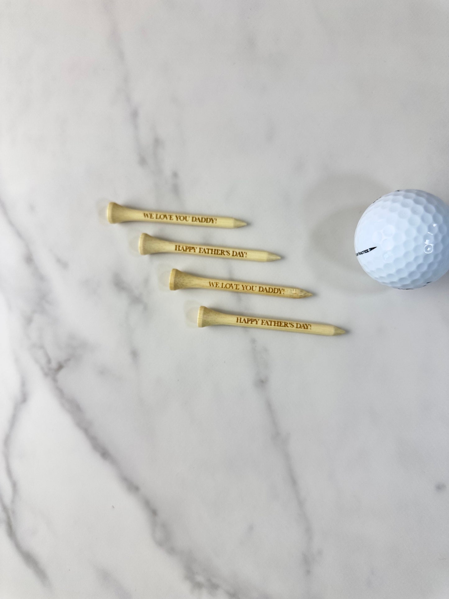 Father's Day Golf Tees Customized