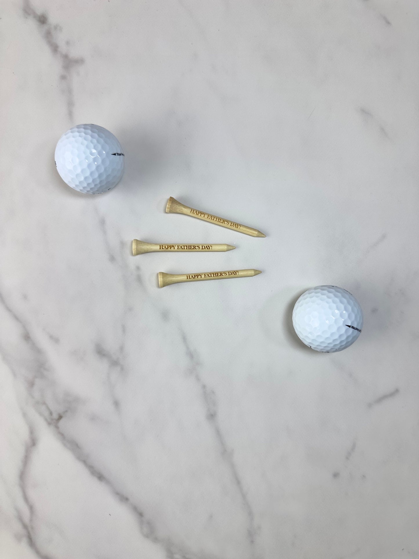 Custom Father's Day Bamboo Golf Tees