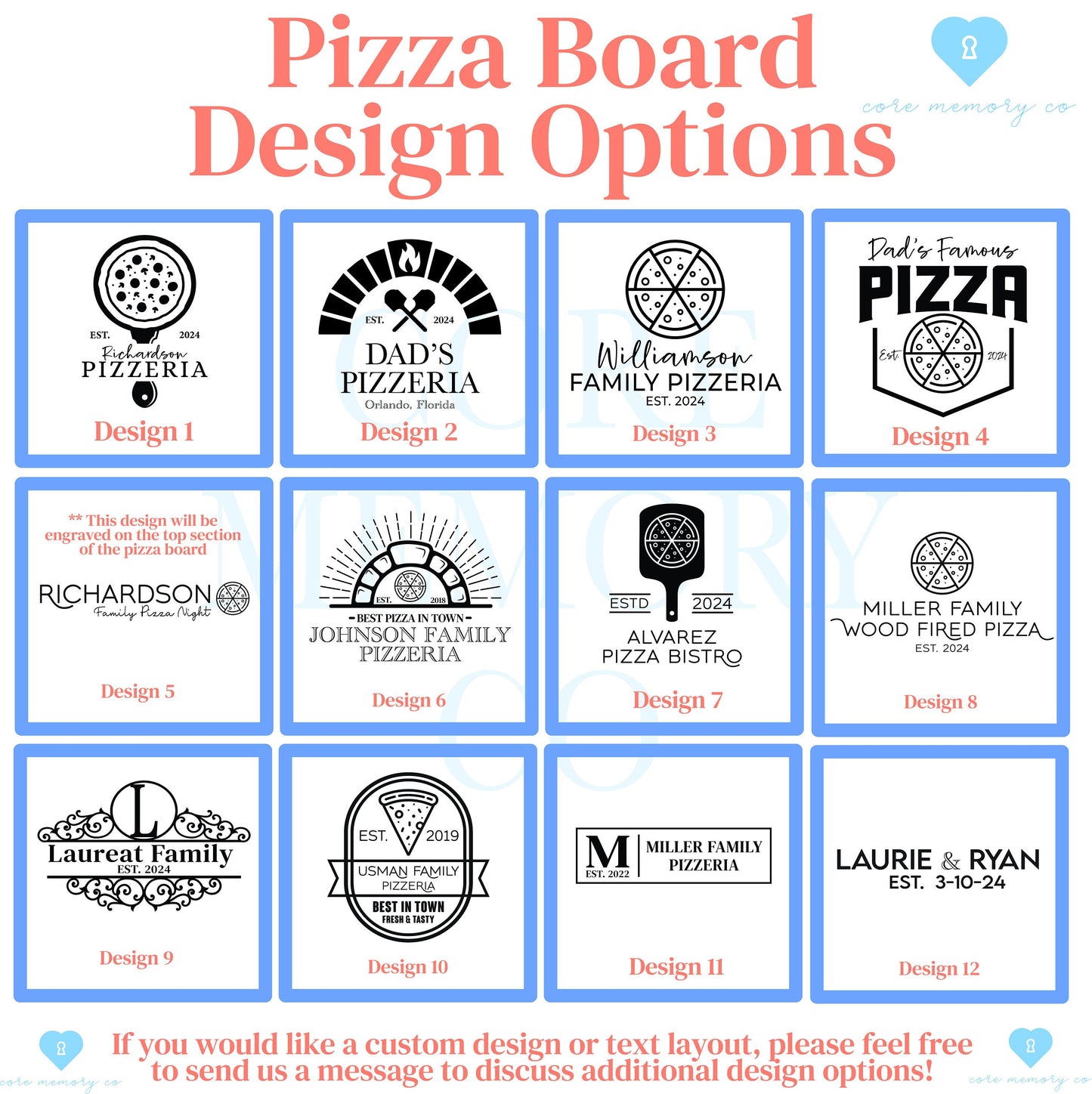 Personalized Pizza Board / Cutter, Custom Pizza Board, Engraved Pizza Server, Dad Personalized Pizza, Pizza Father's Day Custom Wedding Gift