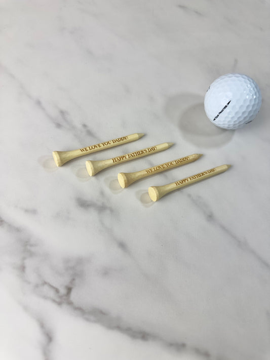 Father's Day Golf Tees Customized