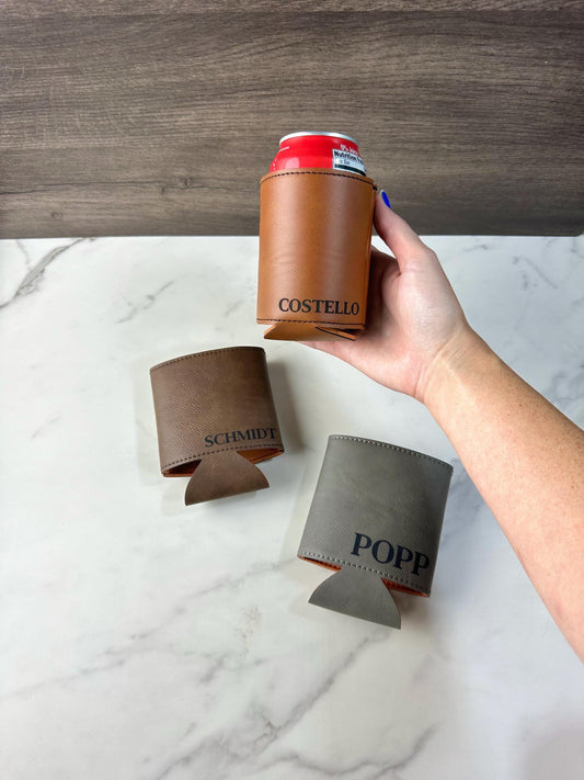 Groomsmen Beer Can Holder Cooler Custom, Personalized Groomsman Gift Beer Holder, Custom Gifts For Men Beverage Can Cooler, Fathers Day Gift