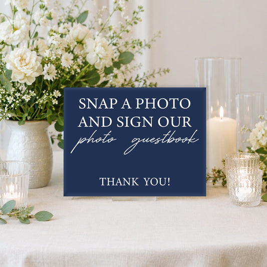 Wedding Photo Guestbook Sign 1 | Luna Collection