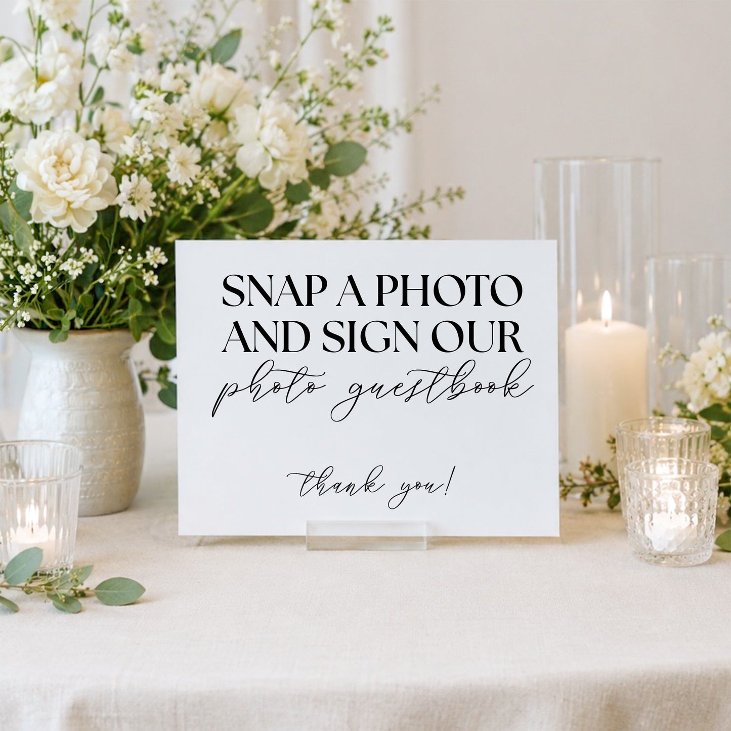 Wedding Photo Guestbook Sign 3 | Marina Collection
