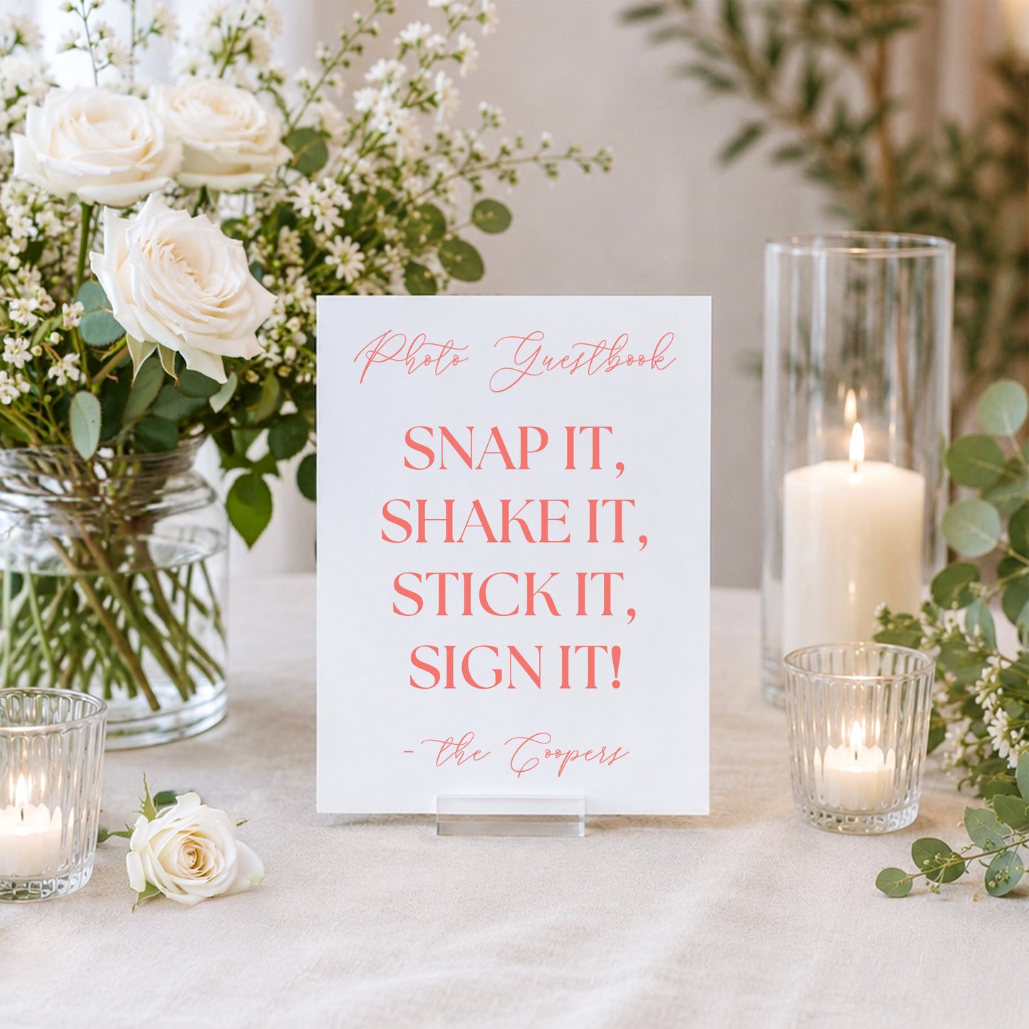 Wedding Photo Guestbook Sign 2 | Marina Collection