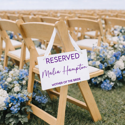 Reserved Seat Sign | Blair Collection