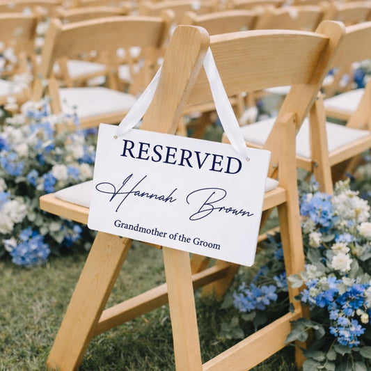 Reserved Seat Sign | Luna Collection
