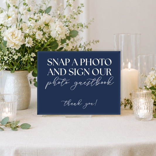 Wedding Photo Guestbook Sign 3 | Marina Collection