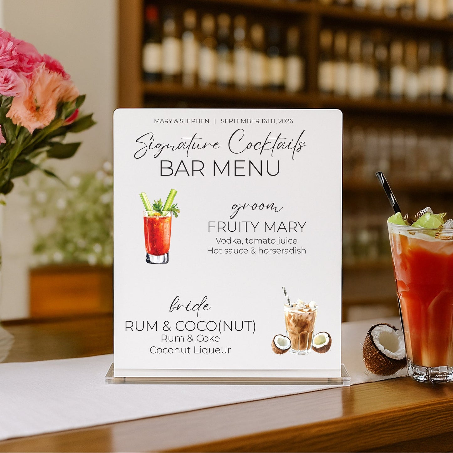 Signature Drinks Sign - V3