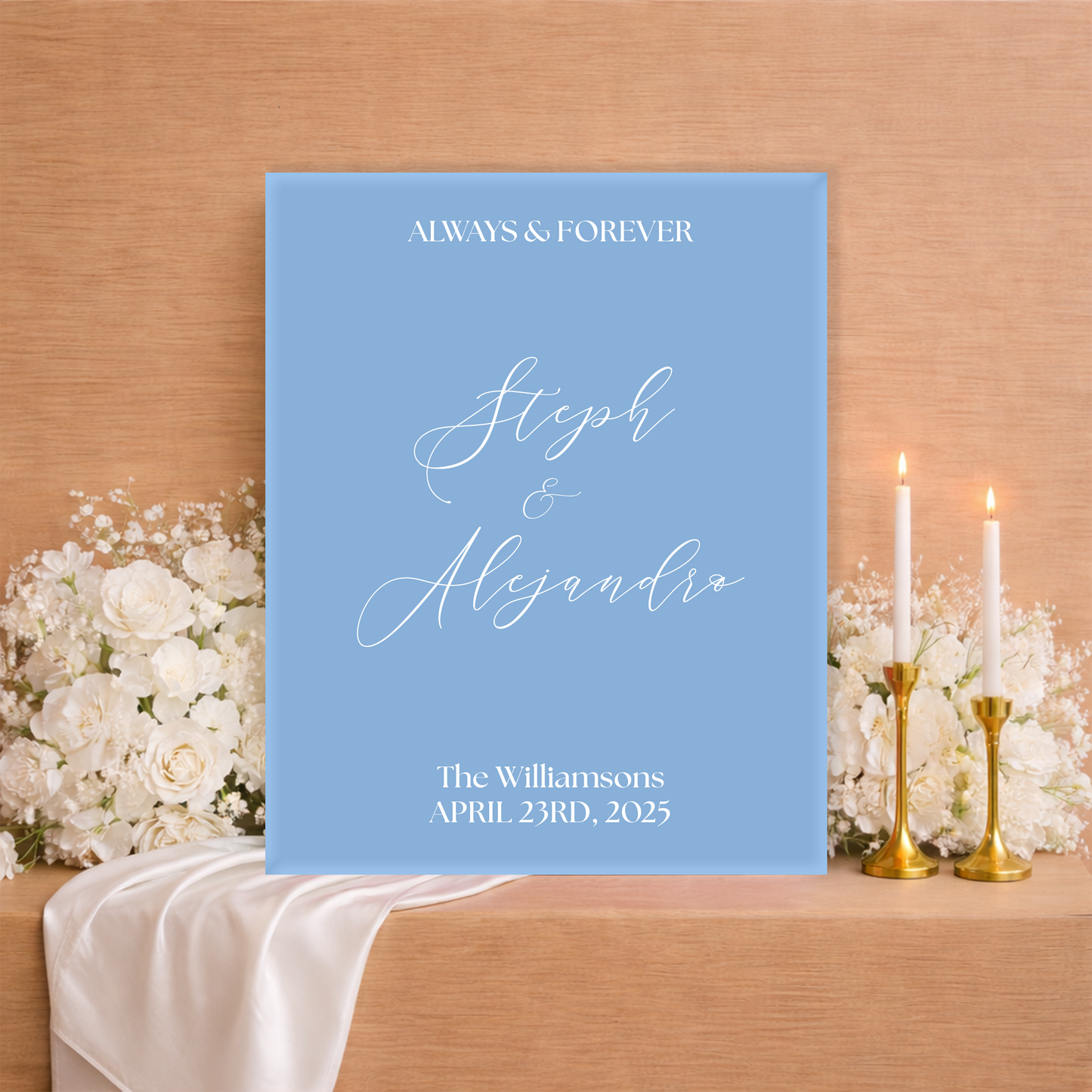 Wedding Welcome Sign | Marina V1