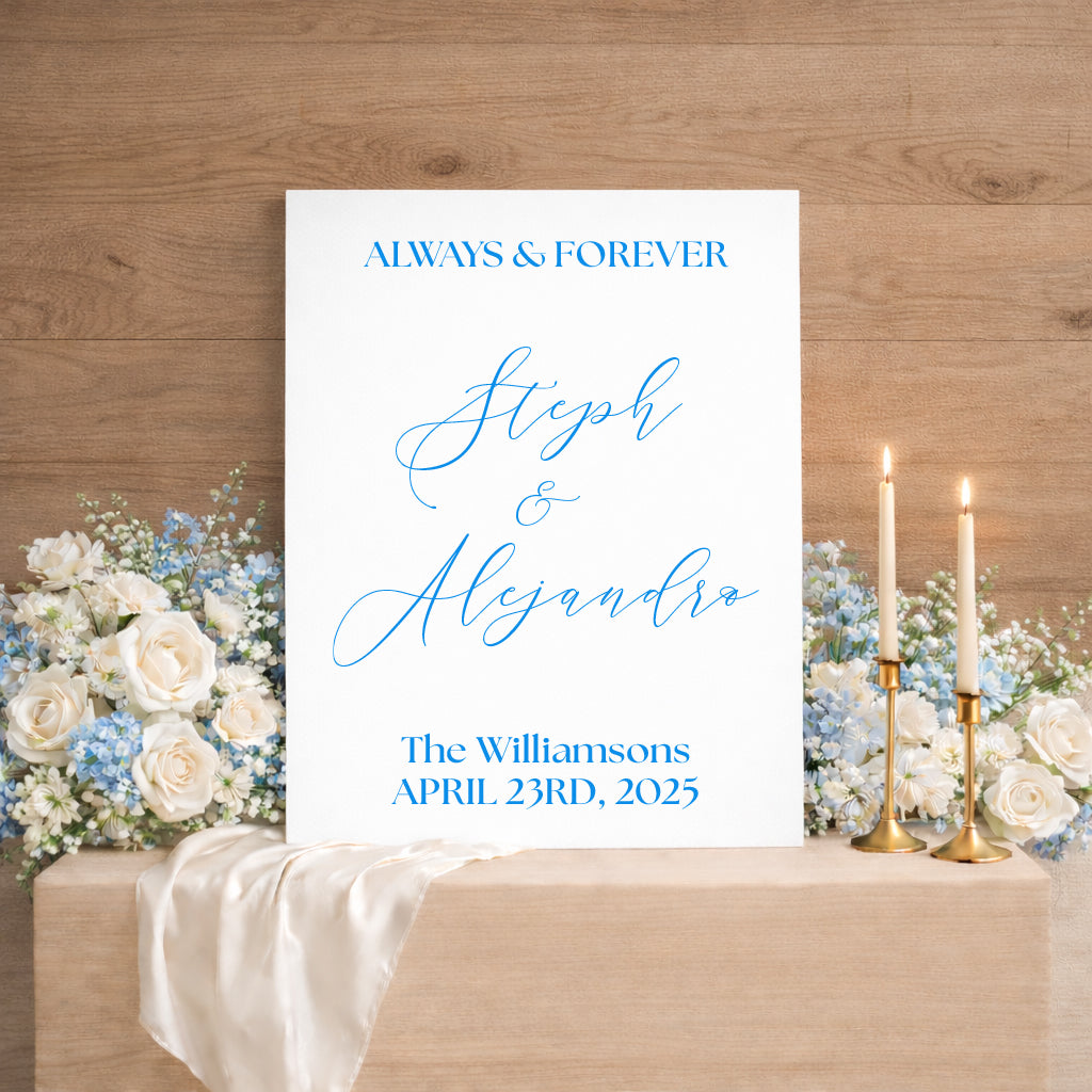 Wedding Welcome Sign