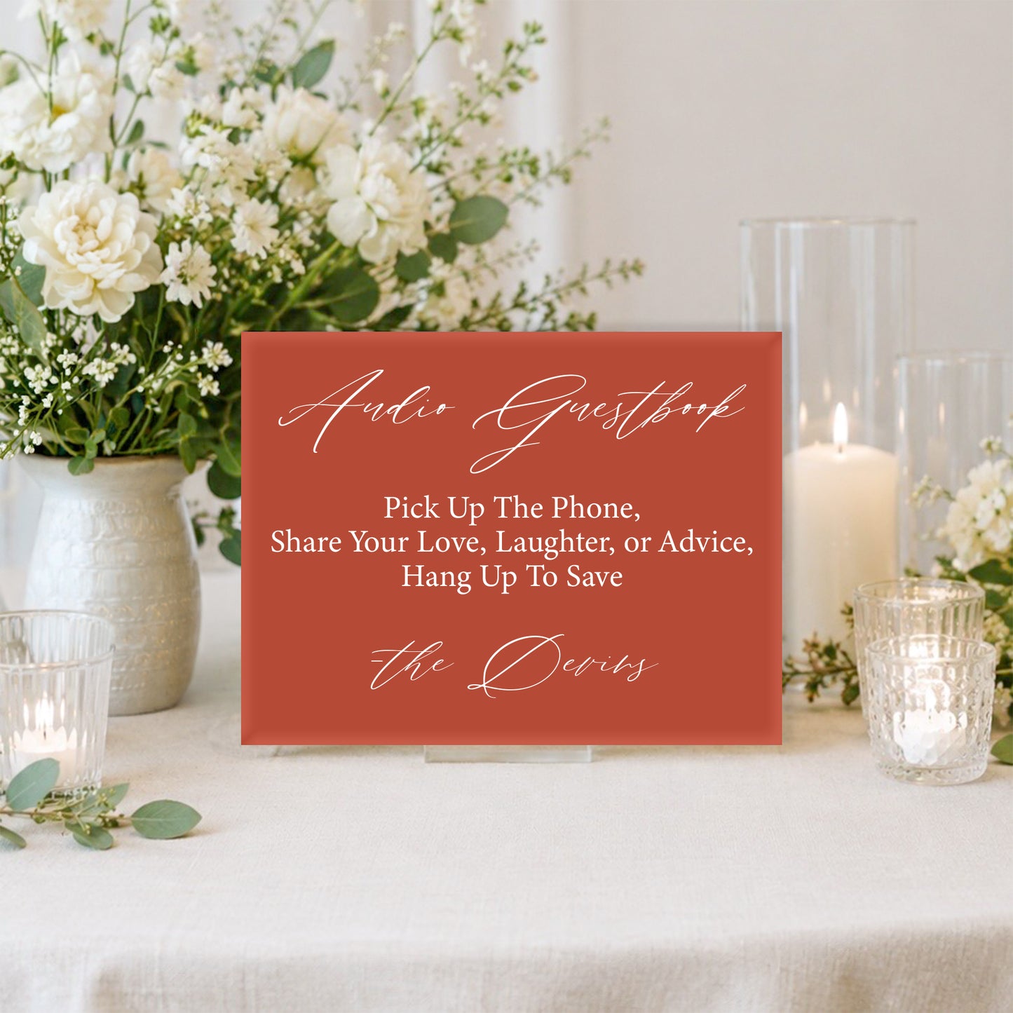 Wedding Audio Guestbook Sign 1 | Grace Collection