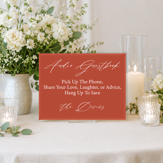 Wedding Audio Guestbook Sign 1 | Grace Collection