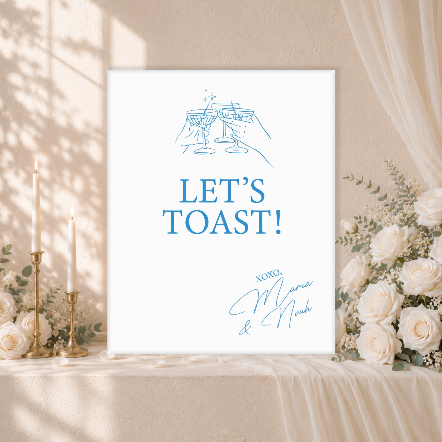 Wedding Welcome Sign | Luna V6